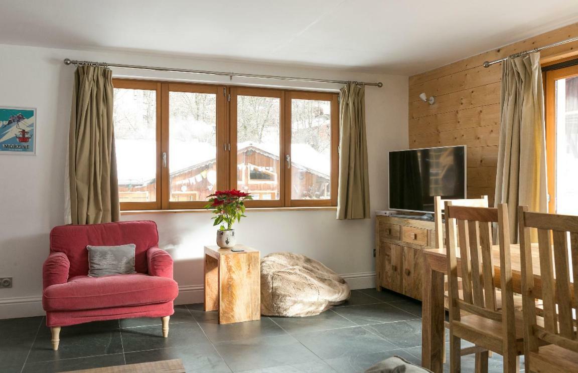 Chalet Marmotte 2 モルジヌ エクステリア 写真
